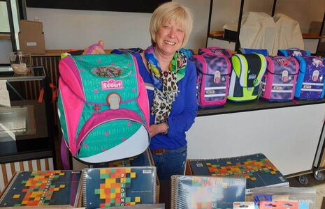 25 Schulranzen und 20 Schulrucksäcke – Spendenaktion für Kinder aus der Ukraine