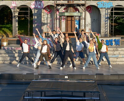Musical-Klassiker mit bleibender Aktualität urteilt Autor Peter Krause von Concerti „West Side Story“ bei den Eutiner Festspielen. Foto: Marcel Kohnen