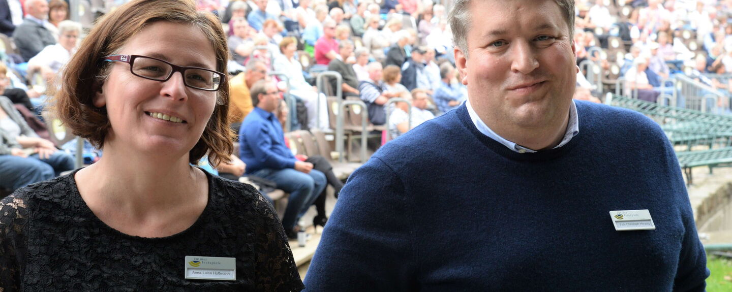 Geschäftsführerin Anna-Luise Hoffmann und Geschäftsführer Falk Herzog