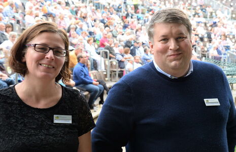 Geschäftsführerin Anna-Luise Hoffmann und Geschäftsführer Falk Herzog